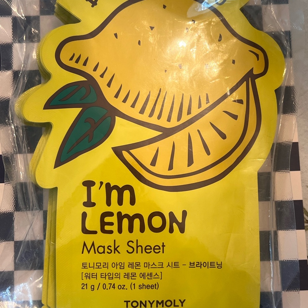 10 Pack TONYMOLY I’m Lemon Mask Sheets